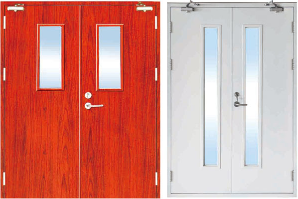 鋼質(zhì)大玻璃防火門有哪些緩沖設(shè)計